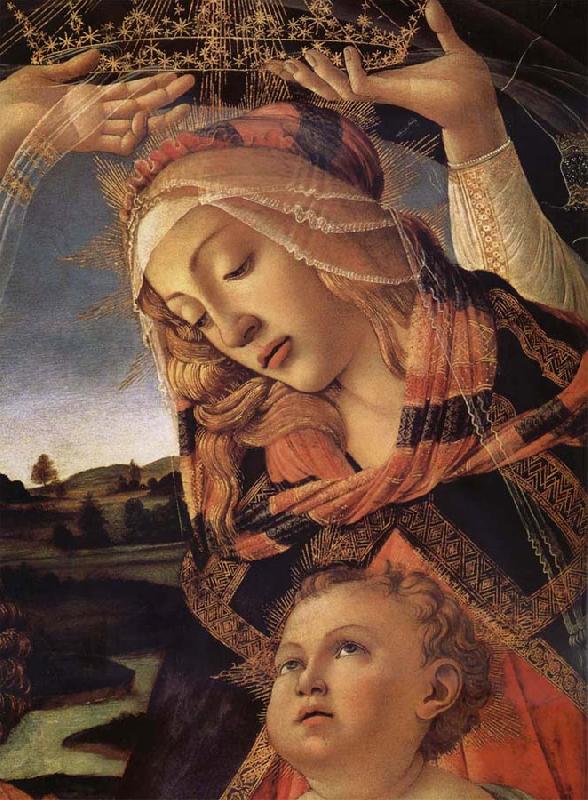 Sandro Botticelli The Madonna and the Nino with angeles
